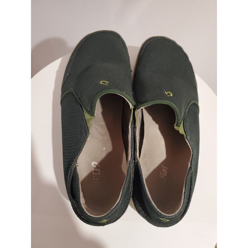 OluKai Nohea Mesh Slip-On Sneaker Loafer Shoes Mens Size 10.5 Gray Comfort Boat - Picture 6 of 10